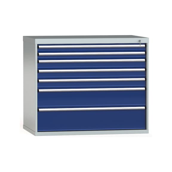 KLW Schubladenschrank 1000x1201x750 mm 7 Schubladen Vollauszug 200 kg - Schubladenschrank (Lagereinrichtung, Werkstatt)