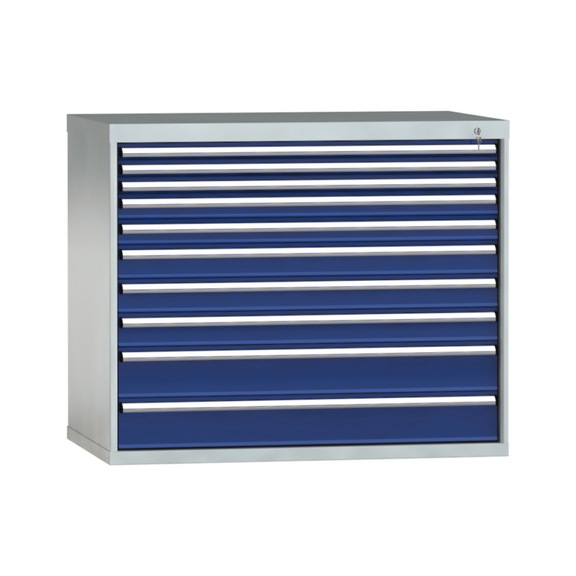 KLW drawer cabinet 1000x1201x750 mm 10 drawers full extension 75 kg - Drawer cabinet (storage equipment, workshop)