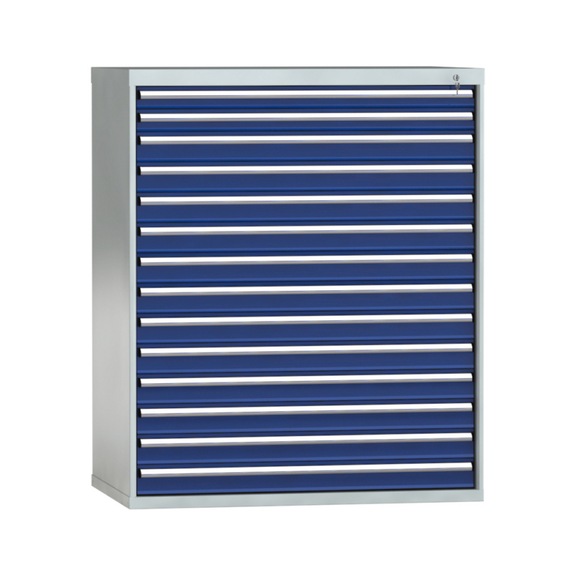 KLW drawer cabinet 1450x1201x750 mm 14 drawers single extension 100 kg - Drawer cabinet (storage equipment, workshop)