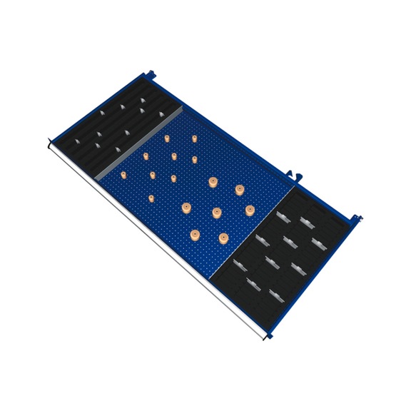 KLW dividing material set, front height 100-125 mm 40 pieces Model SMB B07 - Drawer organizer material (workshop equipment, parts)