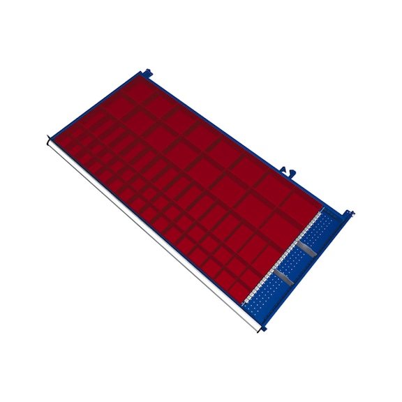 KLW partitioning material set front height 150-175 mm 67 pieces model SMB B08 - Drawer organizer material (workshop equipment, parts)