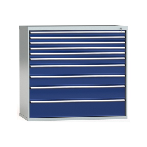 KLW drawer cabinet 1325x1439x750 mm 10 drawers full extension 200 kg - Drawer cabinet (storage equipment, workshop)