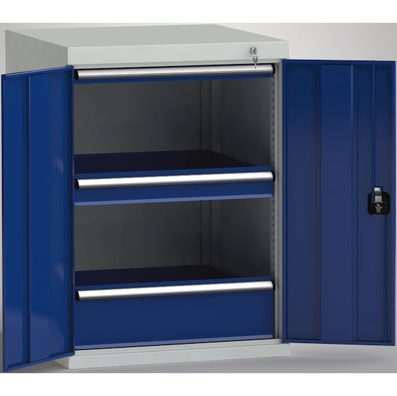 KLW machine side cabinet 725x772x1000 mm with 3 drawers - Workshop cabinet