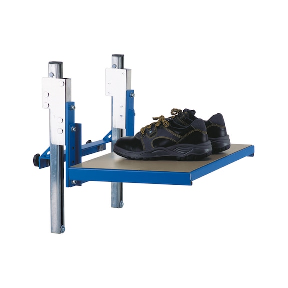 KLW footrest - can be mounted on the frame - inclinable - footrest surface: 560 x 360 mm - Footrest (workshop)