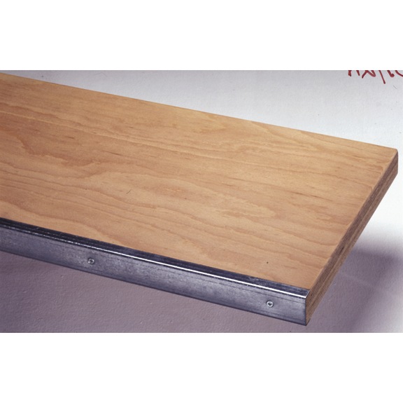 KLW panel edge protection U-profile 15 mm galvanized - Workbench (system workstation, workshop, other)