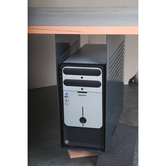 KLW PC wall bracket Height: 500 mm Depth: 500 mm Width: 171-261 mm in length - Computer cabinet