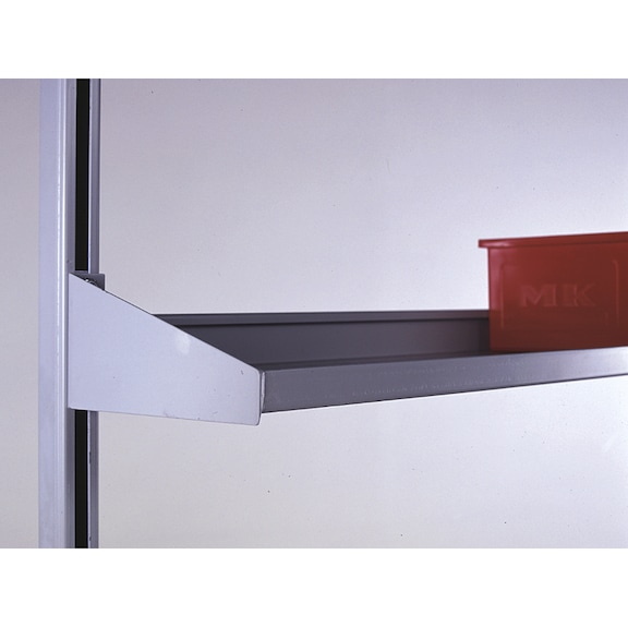 KLW sheet steel shelf, straight, rigid 2000x210mm - Workbench (system workstation, workshop, other)