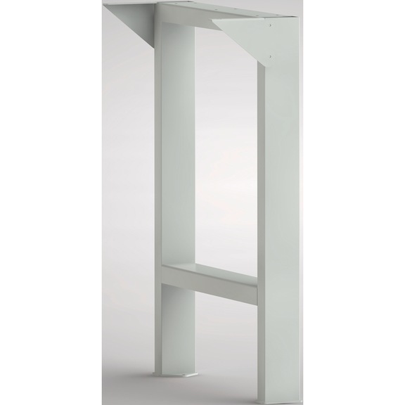 KLW workbench leg element made of rectangular tubes 80/40/2 800x 603 x80/90 mm - Workbench (system workstation, workshop, other)