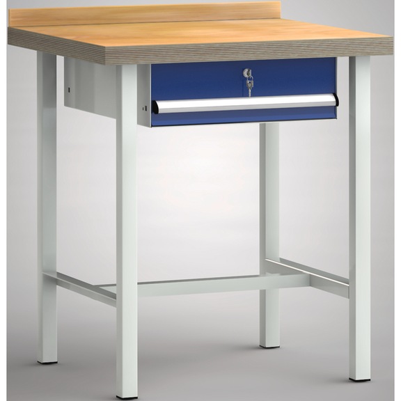 KLW Standard workbench 750x700x840 Housing 1 drawer WS001N-0750M40-E7003 - Workbench