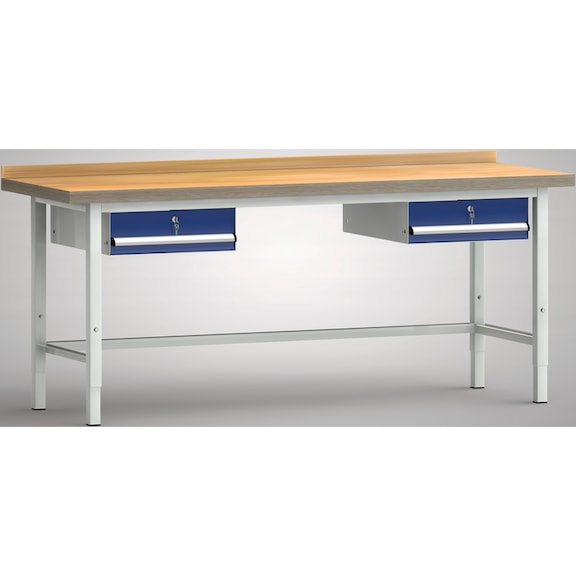 KLW professional workbench 2000x700x745 1 back board WP002V-2000M45-E7004 - Workbench