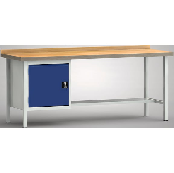 KLW Ergo standard workbench 2000x700x900 Enclosure 1 door WS118E-2000M40-X7026 - Workbench