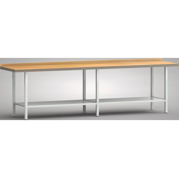 KLW Professional workbench 3000x700x845 1 back board WP305N-3000M45-X7000 - Workbench