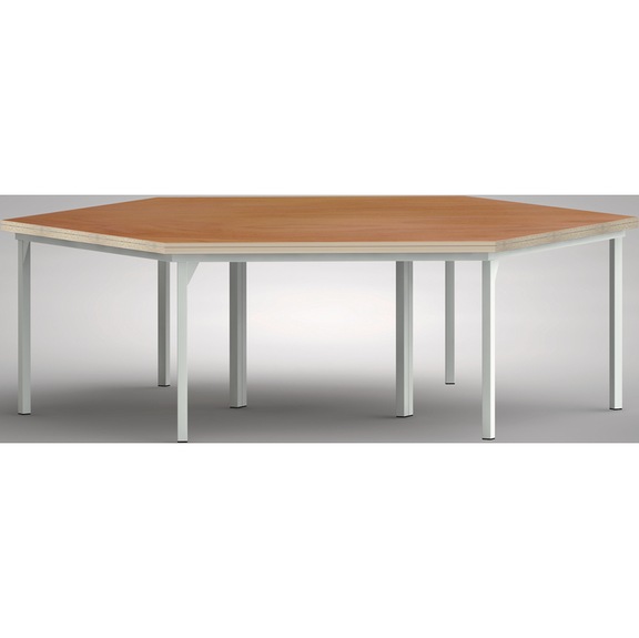 KLW Ergo standard workbench 6-corner 2700x2338x900 - Workbench