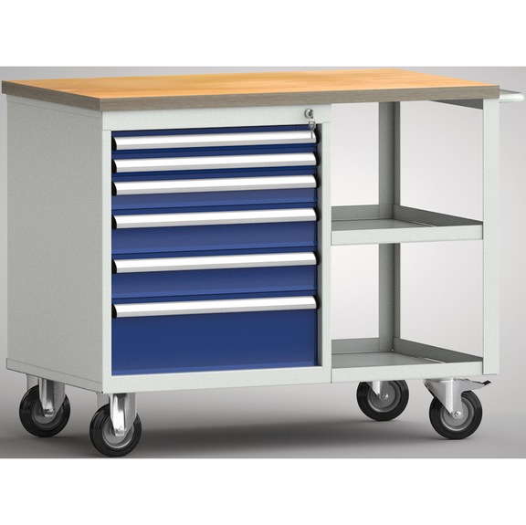 KLW professional workbench beech multiplex board 30mm WP822N-1000M30SE1901 - Workbench