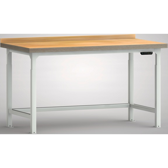 KLW professional hydraulic workbench 1500x800x750 with rear shelf WPJL01-15M45-X3D01 - Workbench