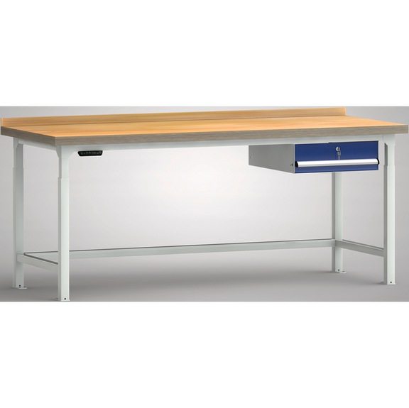 KLW professional hydraulic workbench with 1 housing 1 drawer WPJL01-20M45-E2D02 - Workbench