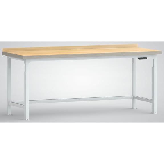 KLW professional hydraulic workbench 2000x800x750 with back board WPJL01-20M45-X2D01 - Workbench