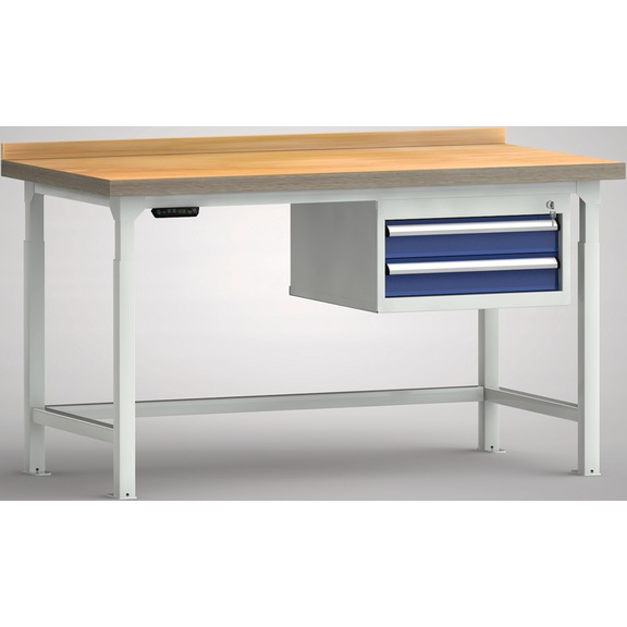 KLW professional hydraulic workbench with 1 housing 2 drawers WPJL05-15M45-E2D01 - Workbench