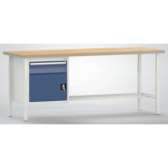 KLW Standard workbench housing 1 door, 1 drawer WS118N-2000M40-E1681 - Workbench