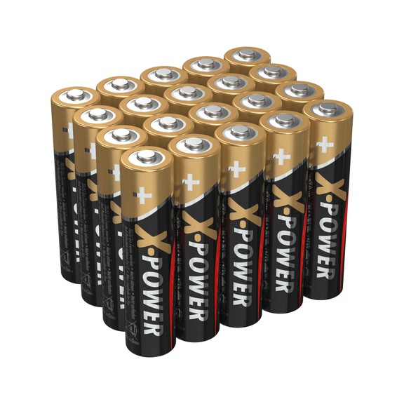 ANSMANN X-Power alkalin tip AAA pil, 20'li paket
