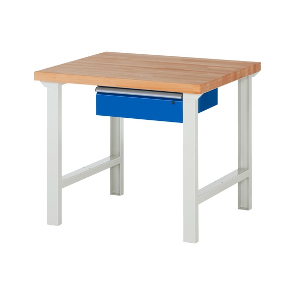 RAU Workbench 1000x900x840mm 1xDrawer Partial Extension Series 7001A1 - Workbench series 7000