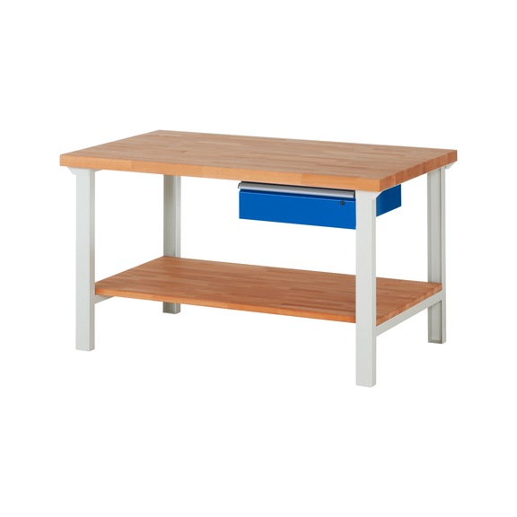 RAU Workbench 1500x900x840mm 1xDrawer Part Pull-out Series 7001A7 - Workbench series 7000