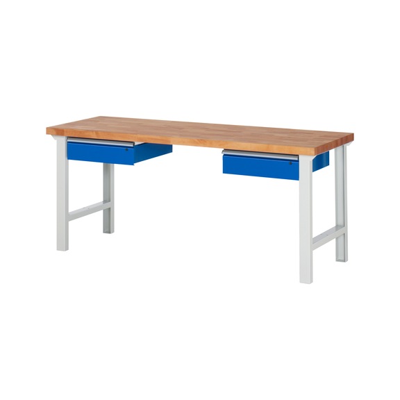 RAU Workbench 2000x700x840mm 2xDrawer Part Pull-out Series 7002A1 - Workbench series 7000