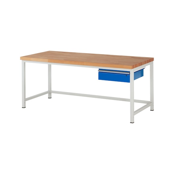 RAU Workbench 2000x900x840mm 1xDrawer Part Pull-out Series 8001A1 - Workbench series 8000