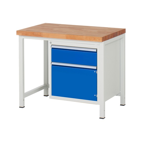 RAU Workbench 1000x700x840mm 2xDrawer Part Pull-out Series 8152A1 - Workbench series 8000