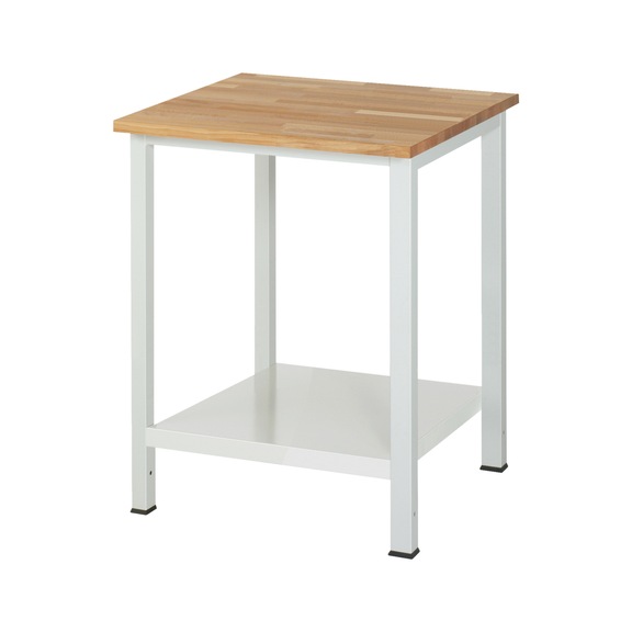 RAU workbench 900-6 750x800x825 mm solid beech worktop 25 mm - Workbench