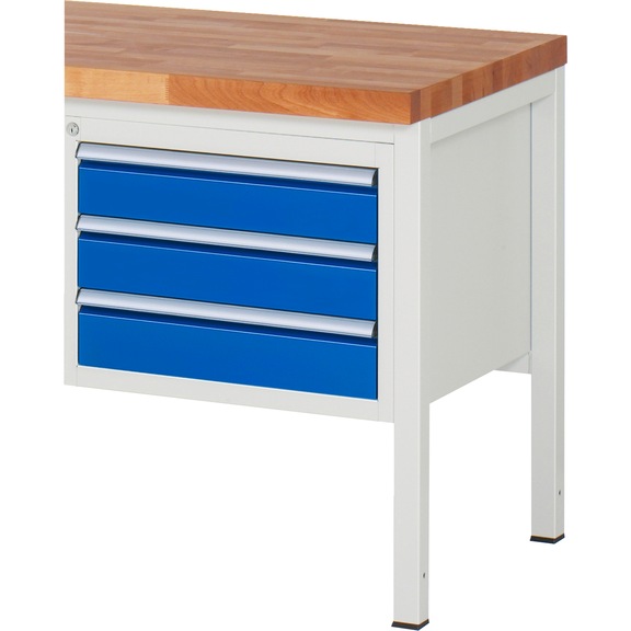 RAU drawer cabinet L2.3 580x650x465 mm 3xpartial drawer extension 580x650x440 mm - Drawer cabinet (storage equipment, workshop)