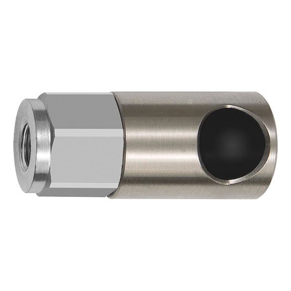 Push-button safety coupling Nominal diameter 6 ISO 6150 C Stainless steel 141928 - Multi connectors (pneumatics)