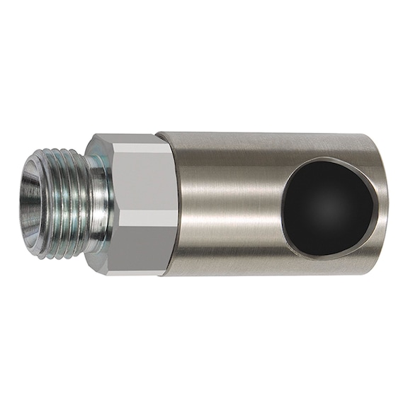 Druckknopf-Sicherheitskupplung Nennweite 6 ISO 6150 C Edelstahl 141931 - Kupplung (Pneumatik)