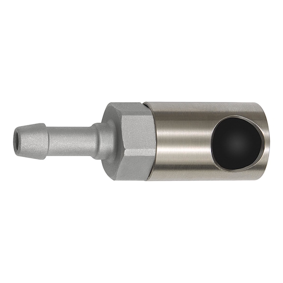 Push-button safety coupling Nominal diameter 6 ISO 6150 C Stainless steel 141934 - Multi connectors (pneumatics)