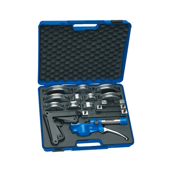 GEDORE Hand tube bender set hydraulic 11-piece 1585495 - Pipe bending pliers