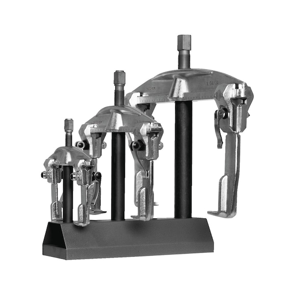 GEDORE Universal puller set with stand, 3-piece 1675982 - Puller