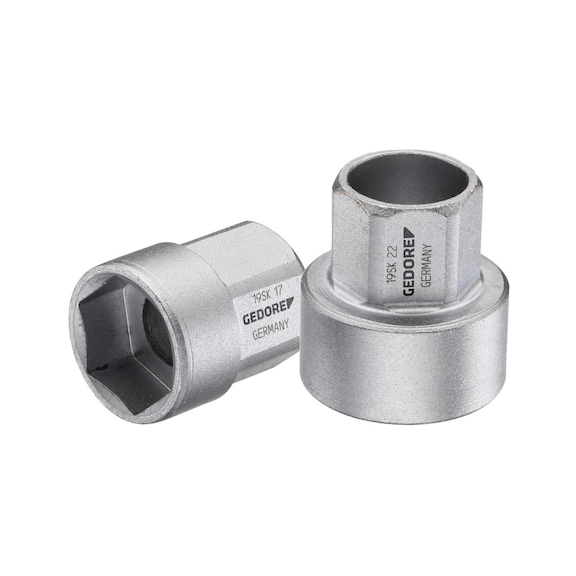 GEDORE socket 1/2 inch short 16 mm 2225905 - Socket 1/2" (hexagon)