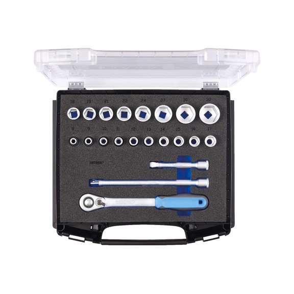 GEDORE socket set 1/2 inch in i-BOXX 72 21-piece 2836084 - Socket wrench set