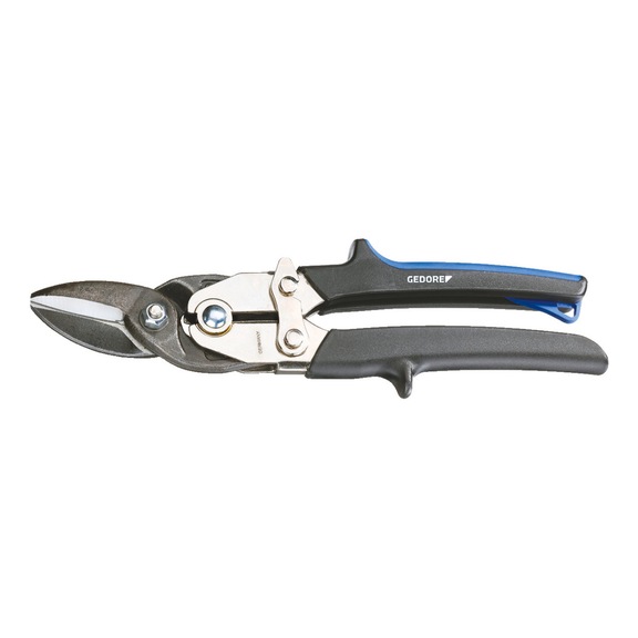 GEDORE Figurenschere mit Hebelübersetzung 260 mm rechtsschneidend 4515760 - Figurenschere (hebelübersetzt, Handblechschere)