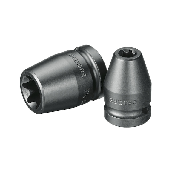 GEDORE Power screwdriver bit 1/2 inch external TX E14 6223460 - Double socket wrench