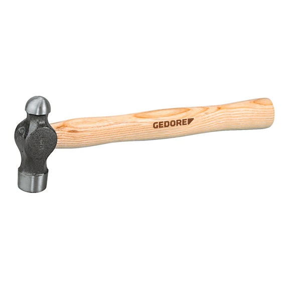GEDORE English locksmith's hammer with ball 2 lbs 6764700 - Hammer handle