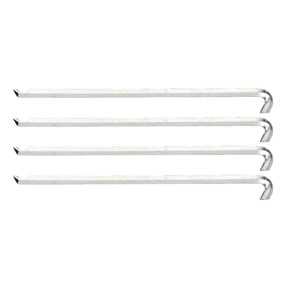 GEDORE Abzughaken-Satz 4-teilig 140 mm 8011780 - Kugellagerabzieher