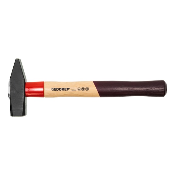 GEDORE ROTBAND-PLUS locksmith's hammer with ash handle 400 g 8582180 - Hammer handle