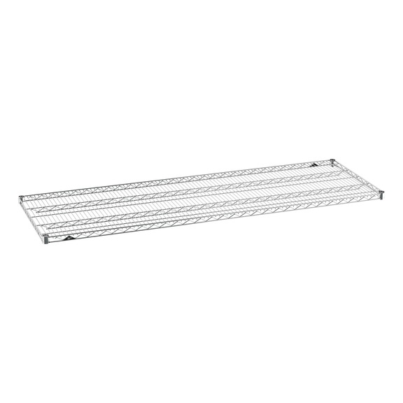 METRO Metro Super Erecta 2472NC Industrial Wire Shelf, Chrome, 24" x 72" - 