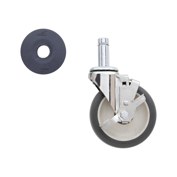 Metro 5MPB 5" Polyurethane Swivel - 