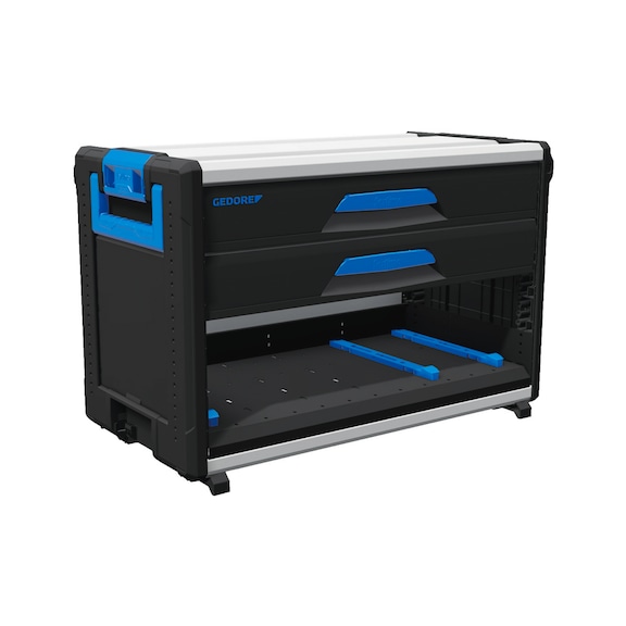 GEDORE WorkMo B3 2 Schubladen H6 Fach für L-BOXX/S-BOXX 2954354 - Transportkoffer (Betriebseinrichtung)