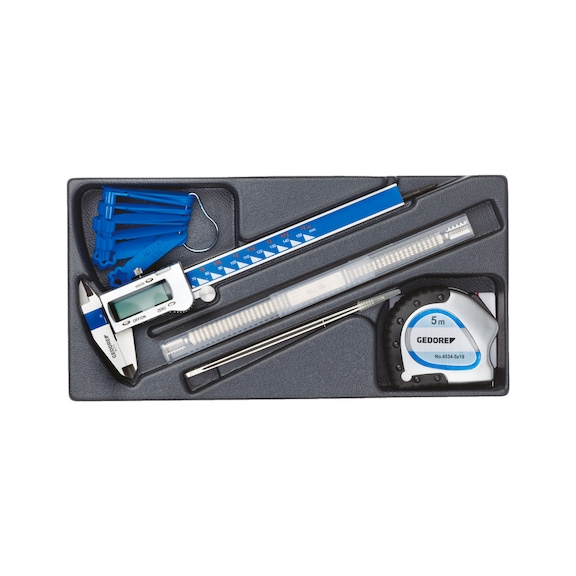 GEDORE Mess-Sortiment in 1/3 ES-Modul 6-teilig 1402218 - Handwerkzeug Sortiment, Handwerkzeug Satz (Sonstige)