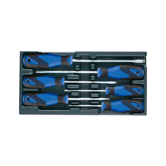 GEDORE screwdriver set in 1/3 ES module 6-piece 1523694 - Screwdriver set