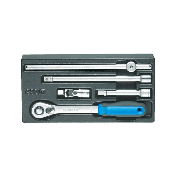 GEDORE Sockets accessories 1/2 inch in 1/3 ES module 5-piece 1550756 - Hand tools (accessories, other)