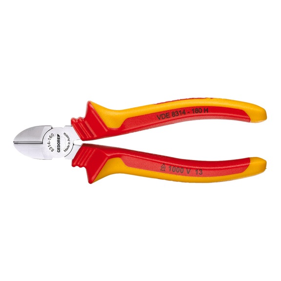 GEDORE VDE-Seitenschneider mit Hüllenisolierung 140 mm 1552155 - Seitenschneider
